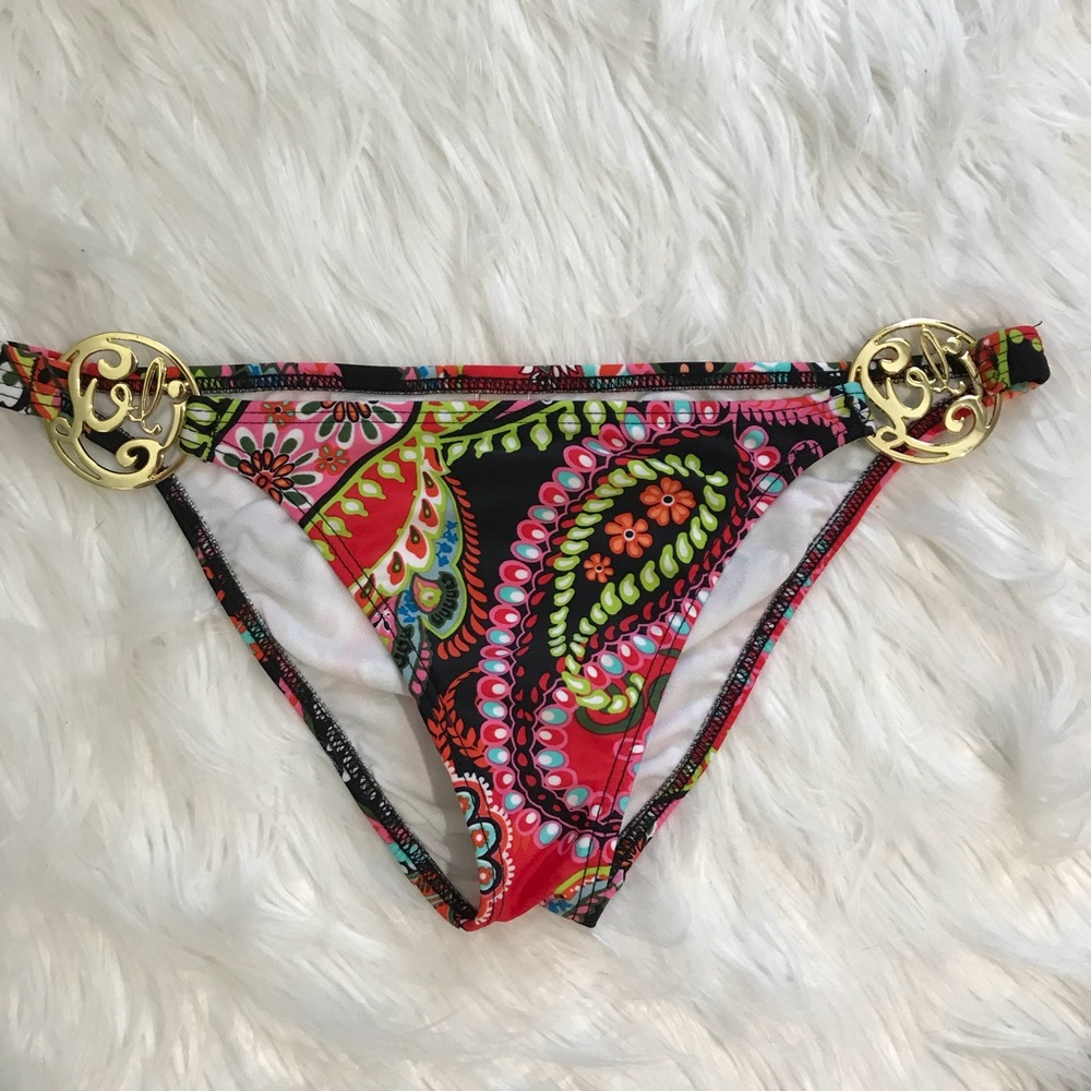 Luli fama medium coverage paisley bottom